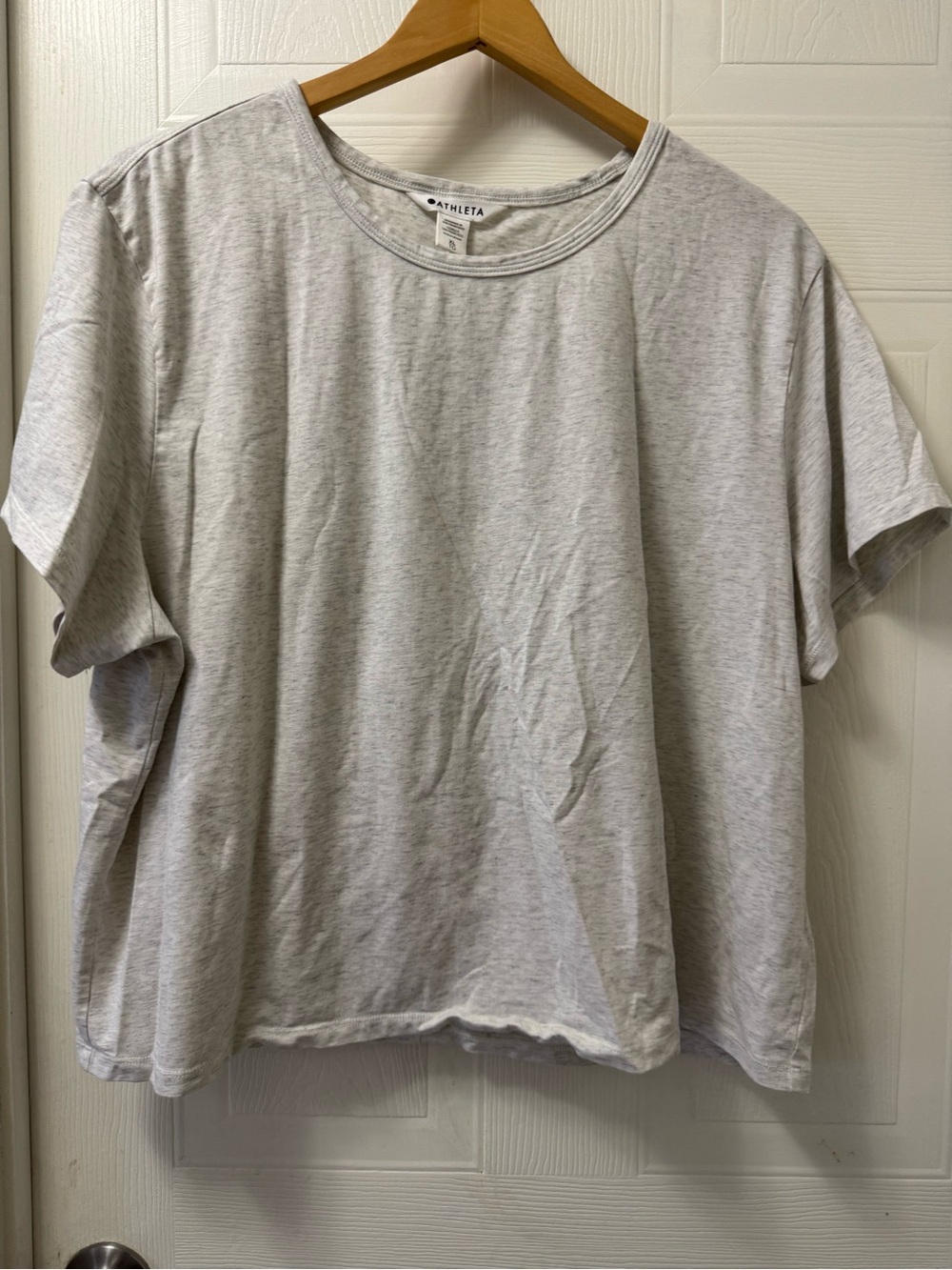 Athleta Heather Gray Crewneck Tee